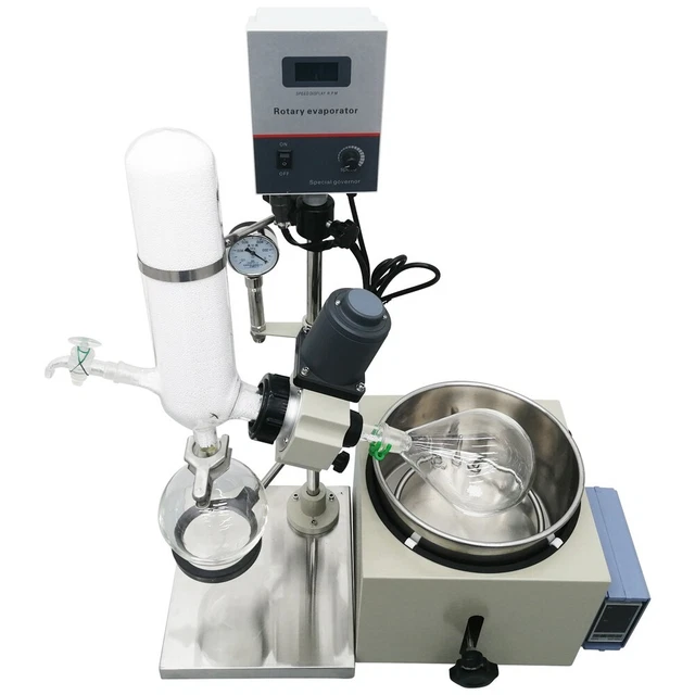 2L Lab Equipment Rotary Evaporator Rotavapor 110V Lab Manual Lifting