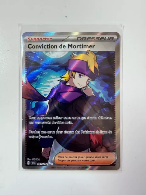 Carte Pokémon  Conviction De Mortimer 201/162 FA Forces Temporelle EV05  FR Neuf