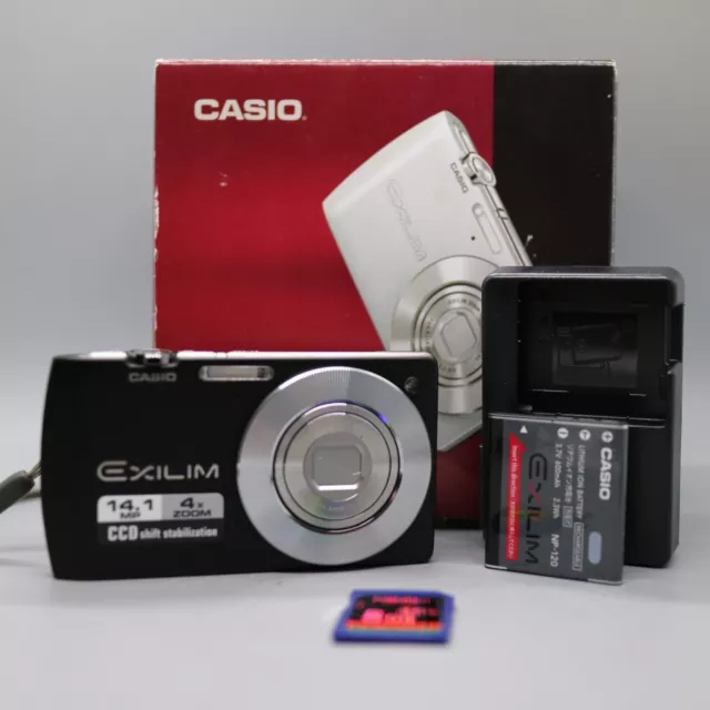 CASIO DIGITAL CAMERA Exilim EX S200 14.1MP Black Tested 74.99
