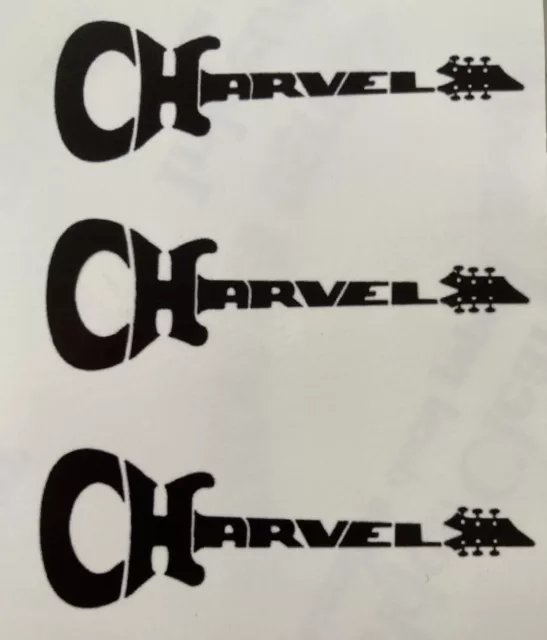 Charvel Headstock Decal (3 pcs.)