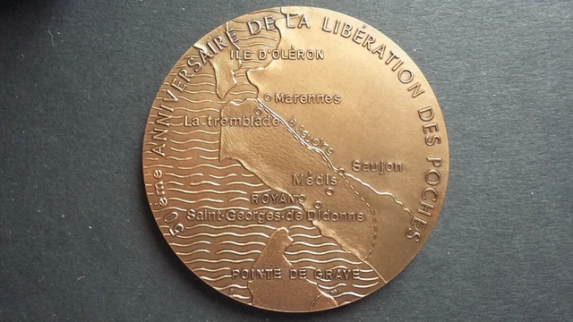 France Medal Opération Overlord 50ème Anniversaire du Débarquement 1994
