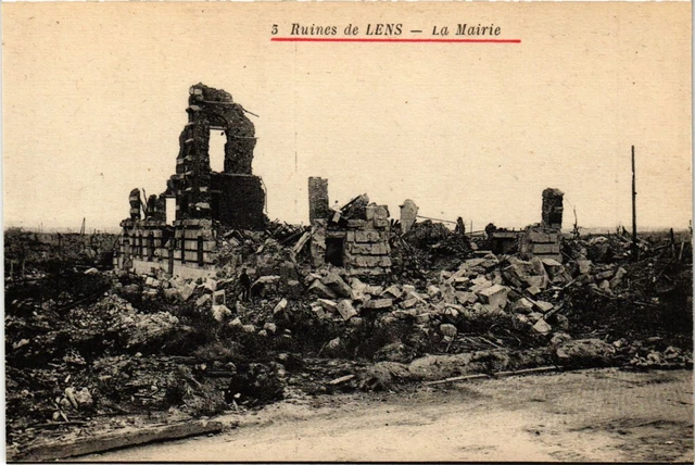 CPA AK Military - Ruins of Lens - The Town Hall (697858)