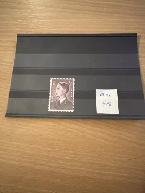 BELGIQUE - 1951 YT 879 - ROI BAUDOUIN Ier  - TIMBRE NEUF** MNH LUXE
