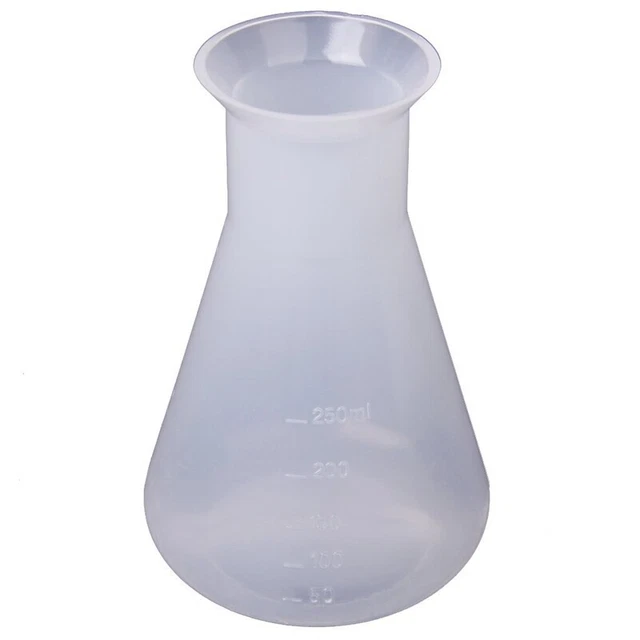 Plastic Transparent laboratory flasks Container Bottle - 2h
