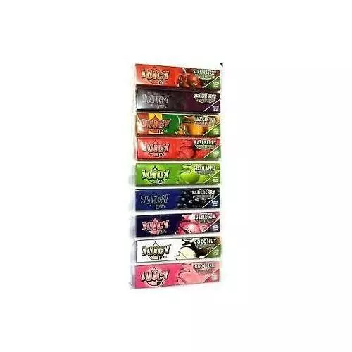 Any 6 Juicy Jays Flavoured Cigarette Rolling Paper Rips