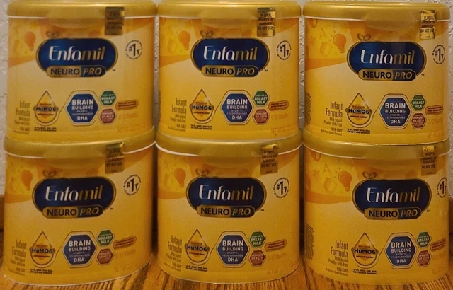 6 Tubs of Enfamil NeuroPro Infant Formula (20.7 Oz) each.