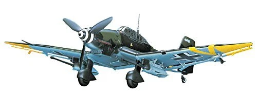 "Hasegawa 1/48 Luftwaffe Junkers Ju87G-2 Stuka tank Buster plastic model...