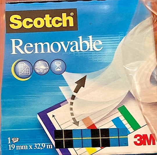 Nastro Adesivo 3M Scotch 471 Blu - 6,3mm X 33m - Resistente E Per Uso Universale