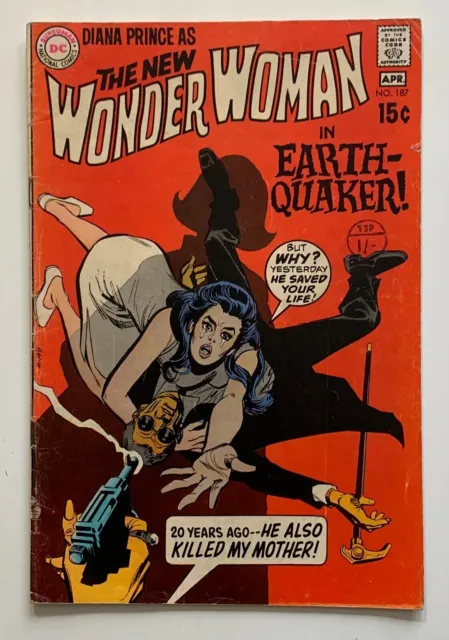 Wonder Woman #187 (DC 1970) VG+ Bronze Age comic