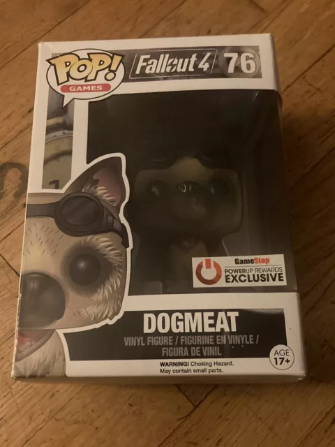 Funko Pop G Fallout Dogmeat (Flocked) #76 Gamestop Exclusive Vaulted CX404