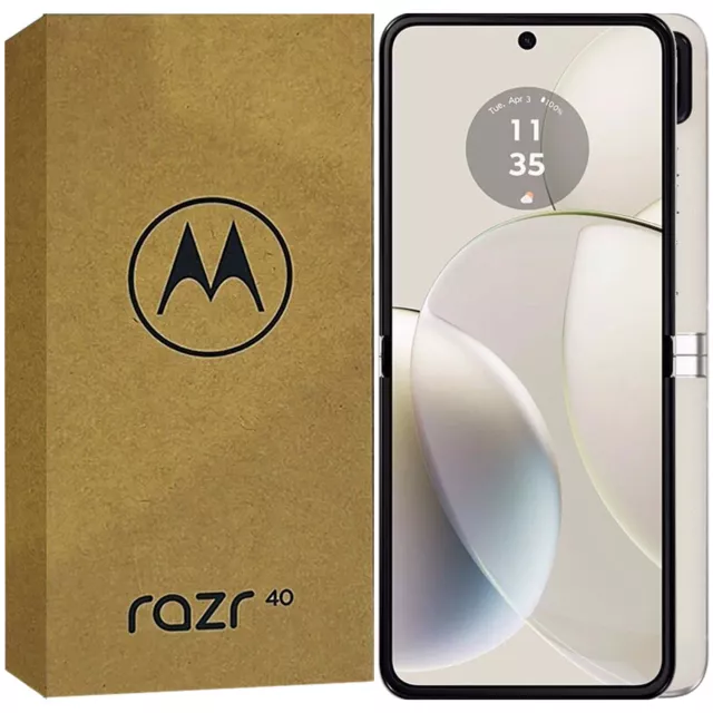 Motorola Razr 40 5G Vanilla Cream 256GB + 8GB Dual-Sim Unlocked SIMFree NEW