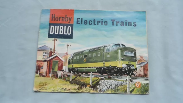 HORNBY-DUBLO 4th EDITION CATALOGUE ELECTRIC TRAINS GOOD CONDITION