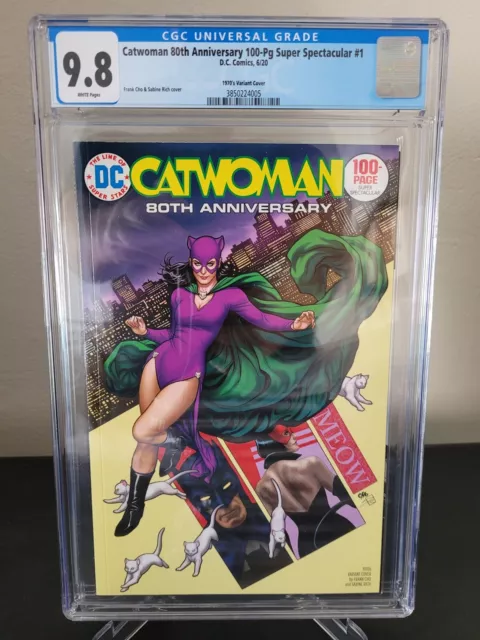 Catwoman 80Th Anniversary 100-Page Super Spectacular #1 Cgc 9.8 Graded Frank Cho