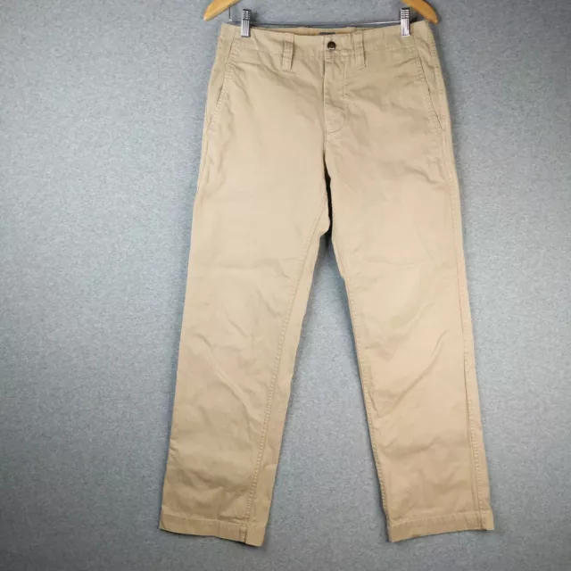 Gap Khaki Pants Mens Size 28 W x 32 L Beige Straight Leg Easy Fit Casual