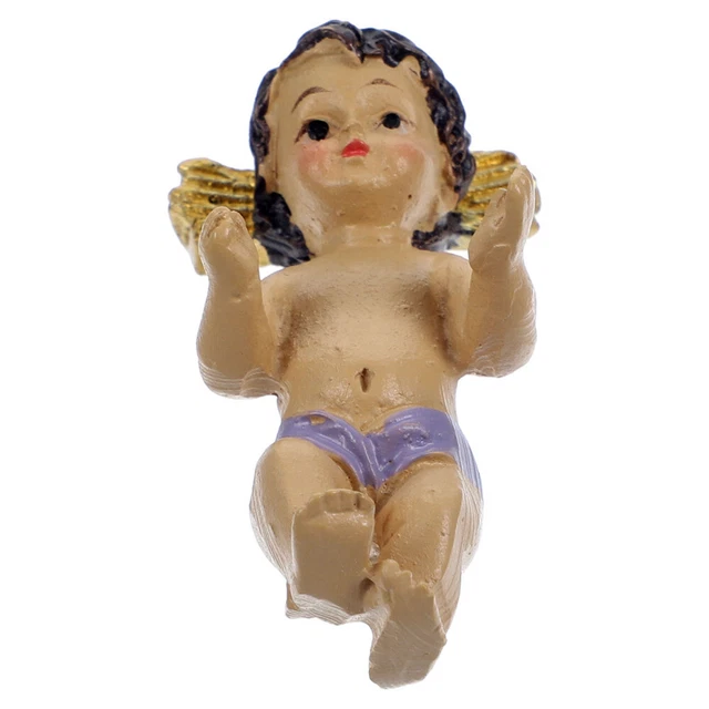 Statue de bébé jésus en résine, Sculpture de bébé jésus, ornement de salle,