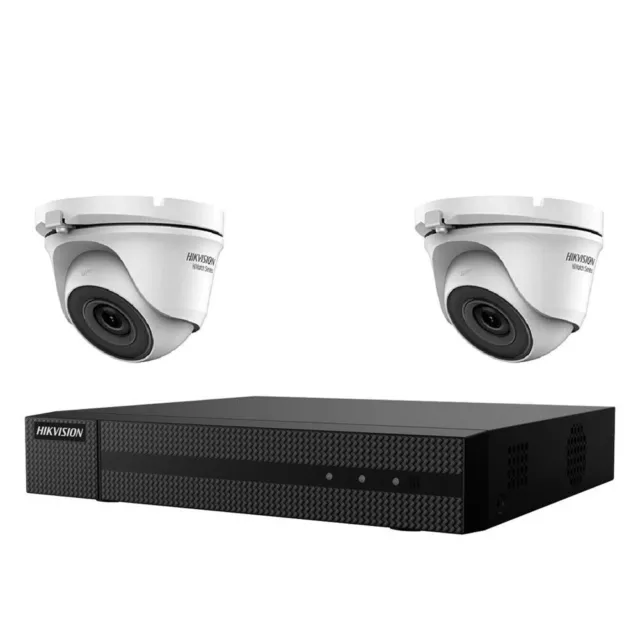 Kit Videosorveglianza Ip Poe 2 Telecamere Hikvision 4 Mpx 4K