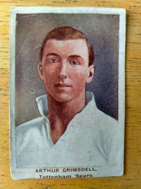 A. Grimsdell Tottenham H DC Thomson Adventure Famous Club Colours & Players 1923