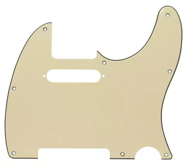 NEW PICKGUARD TELECASTER cream pour guitare télé