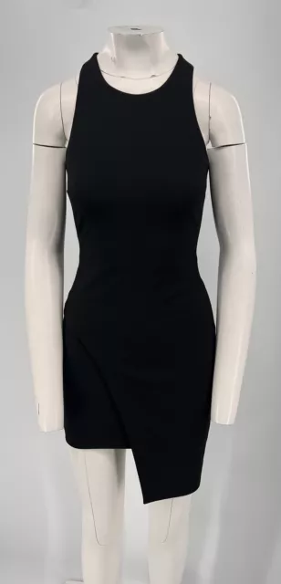 Elizabeth and James Black Sleeveless Halter Neck Mini Dress sz Small