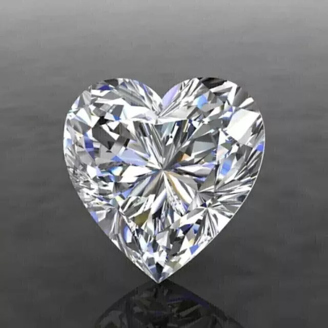 0.50 ct heart shape lab grown diamond - HPHT diamond engagement and wedding ring