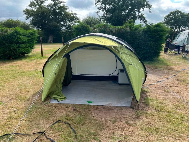 zelt geräteschuppen Fahrradgarage Wasserfestes PE Geräteschuppen, Outdoor-Zelt 296x190x200cm Garagenzelt, Gartenhaus Lagerzelt Fahrradschuppen Werkzeugzelt Lagergarage, Faltbar Grau Garten Helsport Lofoten Superlight 2 CRESPO Größe:Für 2 Personen (200×150×110 cm)