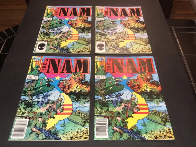 The 'NAM No. 1 x4 1986 Marvel 25th Anniversary Comic Book NM AVG