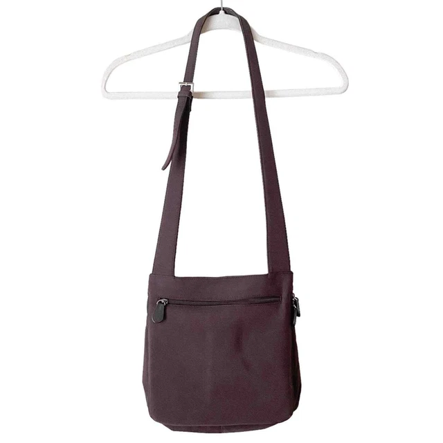 HOBO International Brown Nylon Crossbody Travel Bag Purse Organizer Travel