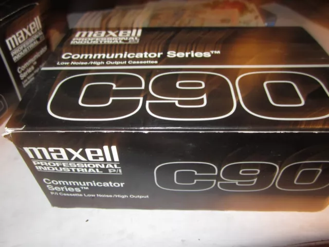 Maxell Professional Industrial Communicator Series C90 Cassettes - 6 Pack