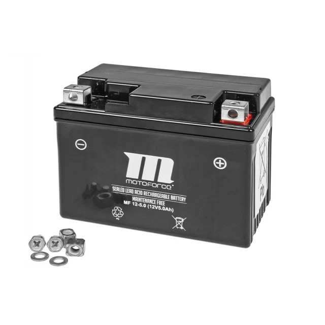 12V 5Ah Gel Battery Maintenance Free - Fits Aprilia RS/RX 50-250, YB4L-B, YTX4L-BS 3 thumbnail image