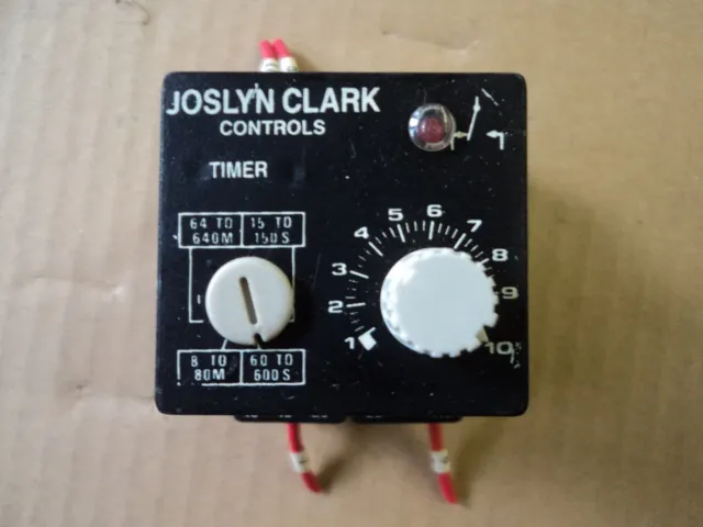 Minuterie de contrôle Joslyn Clark DAR 2H 110VAC retard de fabrication
