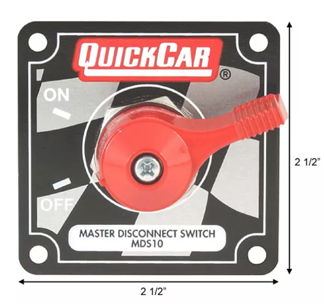 QuickCar 55-012 Battery Disconnect Switch Panel #2051