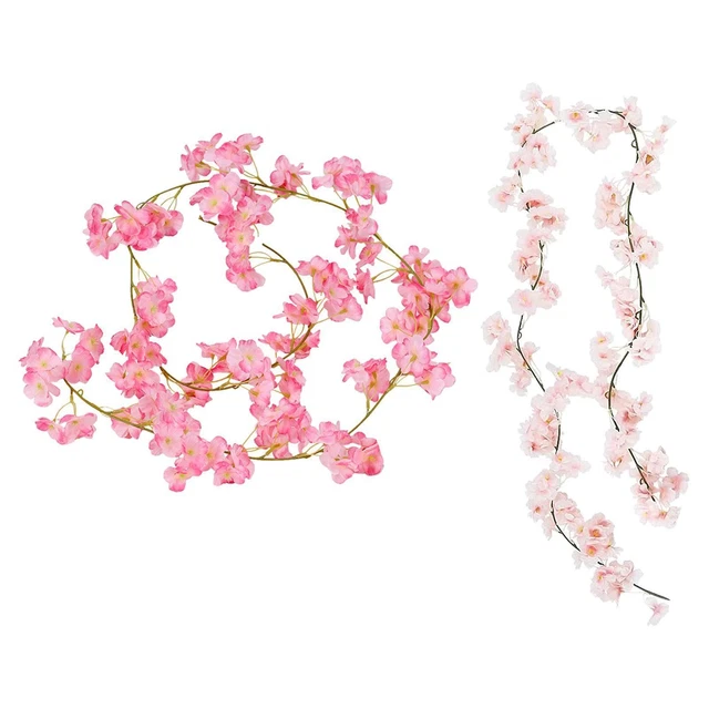 Simulation Artificial Flower Vines Spring Flower Wreath for Room Home Decor