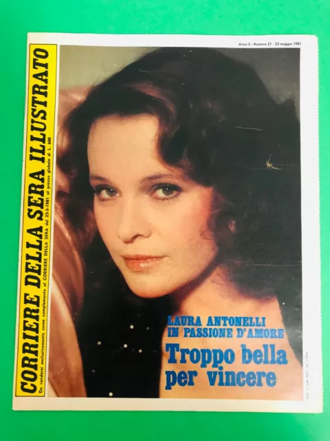 Rivista CORRIERE DELLA SERA ILLUSTRATO N.21 1981 - Laura Antonelli