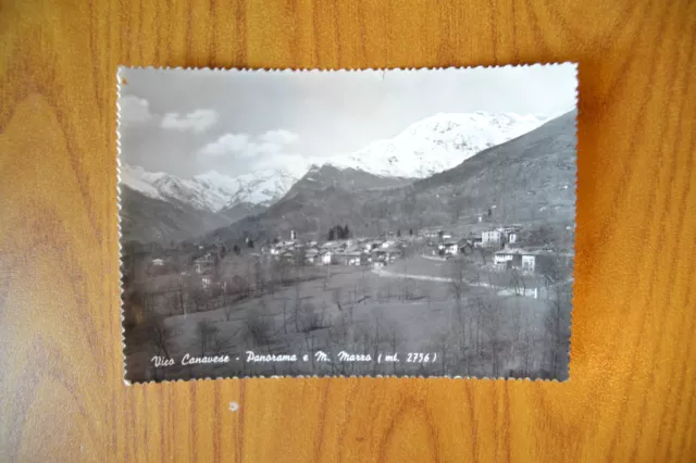 Cartolina Vico Canavese Panorama E Monte Marro 1956 Viaggiata Numis Subalpina