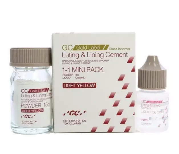 Gc 1 Gold Lable Self Cure Glass Ionomer Luting Lining Cement Mini Pack Bestoffer