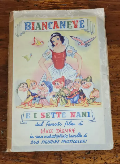 Album Figurine LAMPO Disney BIANCANEVE - COMPLETO 1951 Originale