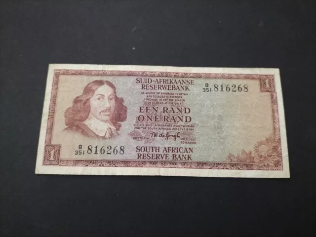 Sudáfrica 1 Rand años 70