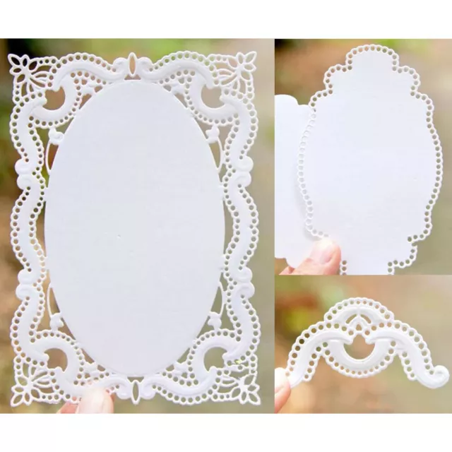 Lace Frame Metal Cutting Dies Scrapbooking Embossing Stencils Card DIY Craft