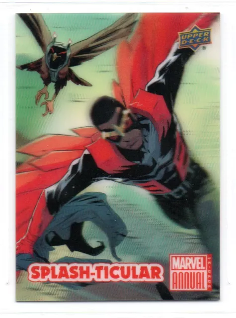 Marvel Annual 2020-21 (UD 2022) SPLASH-TICULAR Insert S11 FALCON WINTER SOLDIER