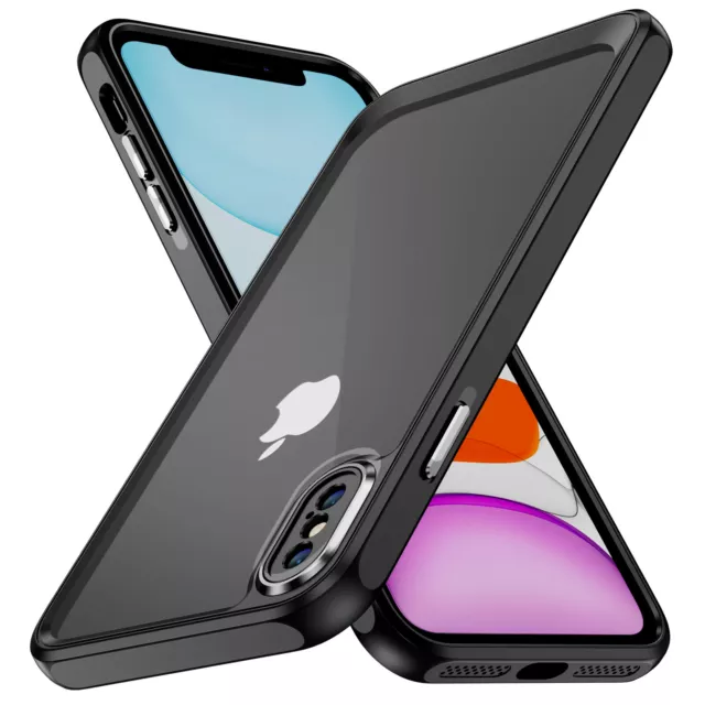 Clear Phone Case For Apple iPhone X XR XS Max 10 Shockproof Protective Cover