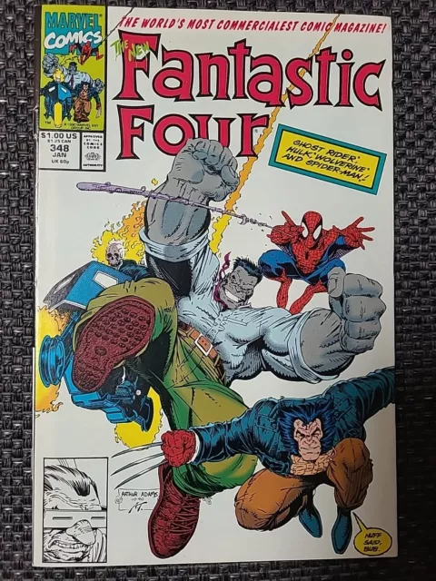 Fantastic Four (Vol.1) # 348 - US Marvel '91 Simonson & Arthur Adams !!! 1st App