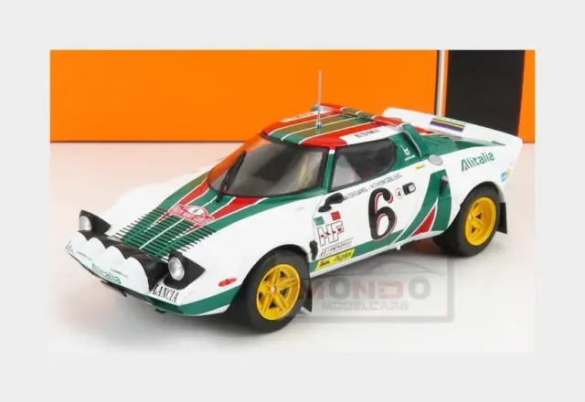1:24 IXO Lancia Stratos Hf Alitalia #6 2Nd Rally Montecarlo 1976 24RAL009B