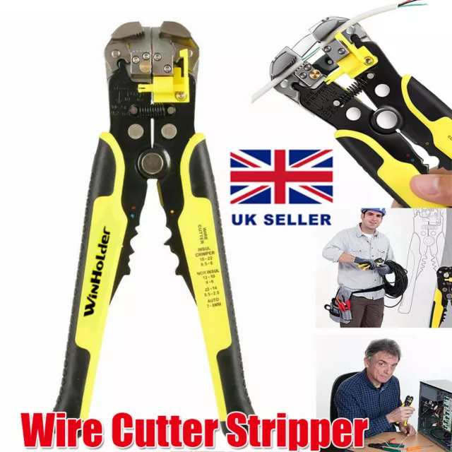 Wire Stripper Multifunctional Stripping Hand Tool Crimping Cutter Plier Terminal