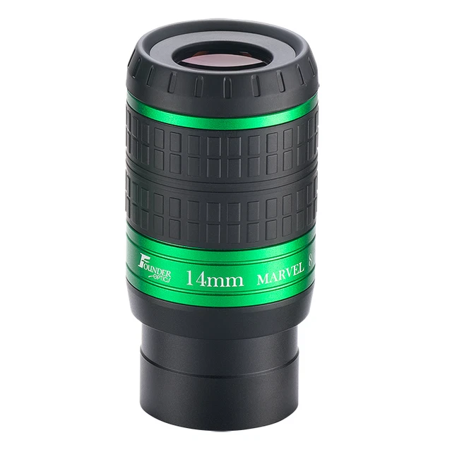 14mm 2" Ultra wide 80° FOV Founder Optics Eyepiece for Telescope Lanthanum Glass
