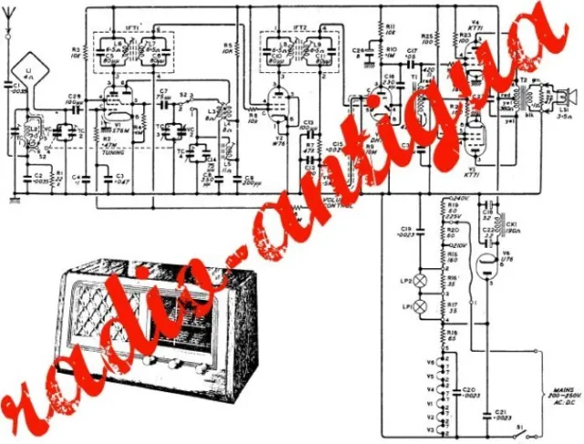 SABA Bodensee 16 vollautomatic stereo.radio SCHEMA ESQUEMA or SERVICE MANUAL