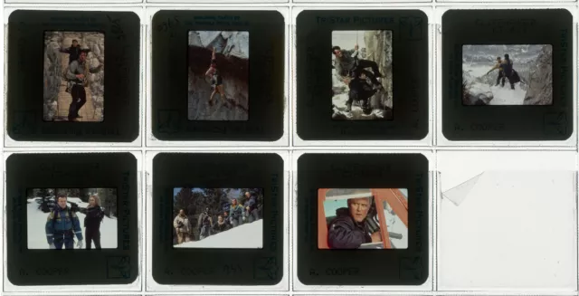 Lot 7 ektas slides originals Cliffhanger Sylvester Stallone John Lithgow