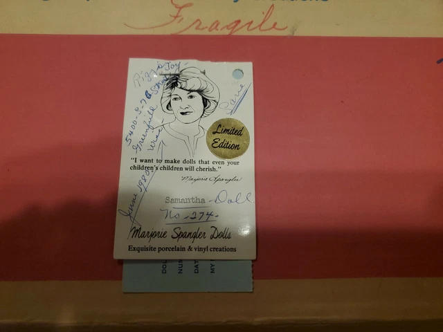 Marjorie Spangler Doll- Samantha 9