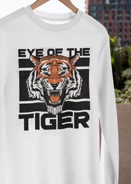 Camiseta Survivor eye of the tiger rock clássico anos 80 no Shoptime