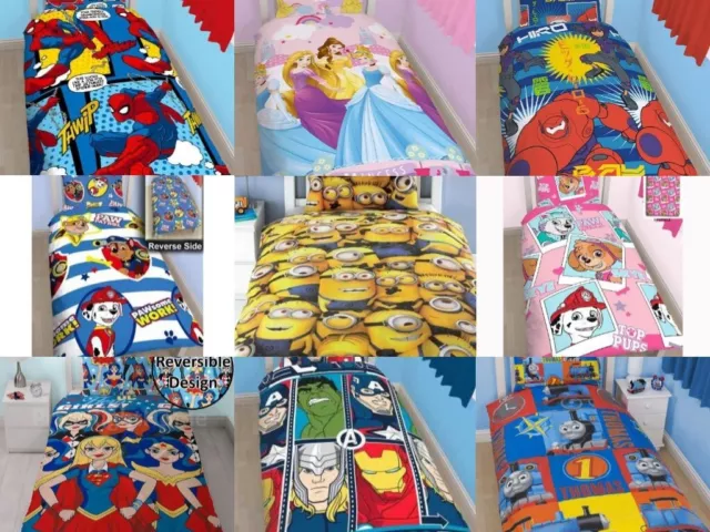 All Disney Character TV Childrens kids------Single Duvet Quilt Cover Bedding Set