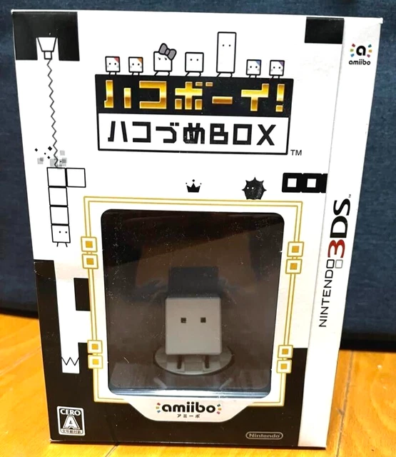 ハコボーイ！ ハコづめBOX amiibo キュービィ Nintendo 3DS Box Boy Hako Boy Amiibo Qbby with Gamesoft and